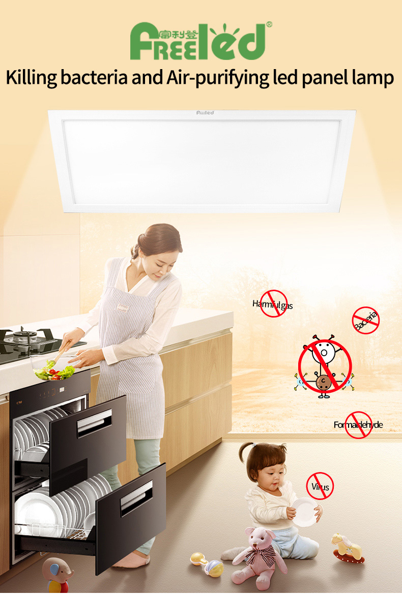 Antimicrobial 60x60cm 40w surface mounted light - IP65 IP54 LED Panel Light - 1