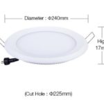 Wet location IP65 Recessed Ceiling Light